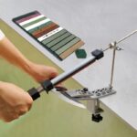 Fixed Knife Sharpener Professional Angle Sharpening Stone Kitchen Whetstone Grinding System Honing Diamond Grinder Woodwork Tool