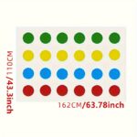1pc Christmas & Halloween Party Game Set - "Left Hand, Right Hand" Interactive Cardboard Game for Adults, Indoor/Outdoor Holiday Entertainment, Holiday Party Game|Strategic Gameplay|Durable Cardboard, Christmas Games - Image 4