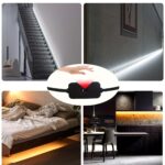 Valentine'S Day Warm White LED Strip Light with Motion Sensor - Easy Install USB Powered Lighting for Bedroom, Home, Kitchen, Wardrobe Decoration - Flexible Cuttable Tape, Romantic Space Theme, Non-changing White Light - Image 8