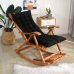 1pc Rocking Chair Cushion Multi-functional Durable Reversible Chair Cushion - Warm with Removable Rocking Chair Cushion Suitable for office chairs, recliner cushions, etc., suitable for all seasons, solid color design (48.01*119.99cm) - Image 4