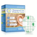 ⁦SEFUDUN Baby Waterproof Ear Stickers for Swimming, Bathing, Washing Hair to Protect Ears from Water Ingress 120 Stickers⁩ - الصورة ⁦2⁩