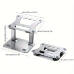 ⁦Laptop Stand For Macbook Folding Adjustable Aluminum Computer Pc Tablet Stand Notebook Tablelaptop Holder Heat Dissipation Tablet Stand⁩ - الصورة ⁦3⁩