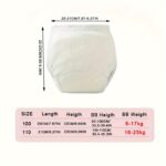 ⁦6pcs Washable Youngsters Training Pants - Breathable Cloth Diapers with Leak-Proof Liners, Assorted Colors, Training Pants, Youngsters's, All-season⁩ - الصورة ⁦4⁩