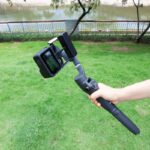 Carbon Fiber Universal Action Camera Mount Adapter for DJI Osmo Mobile 6 5 4 3 - Handheld Gimbal Stabilizer Plate for Action Cam Models 13 12 10 9, OSMO Action 3 4 - Portable Size for Horizontal & Vertical Shots - Image 4