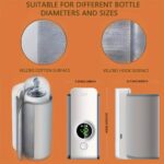 ⁦Wireless Portable Bottle Warmer for Travel - Rechargeable 6000mAh, LCD Display, USB Charging, Easy On-The-Go Heating Solution, Constant Temperature, Perfect for On-the-Go Parents⁩ - الصورة ⁦3⁩