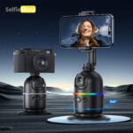 SelfieShow Smart AI Facial Recognition Selfie Stick, Panoramic Follow-Up & Anti-Shake, 360° Rotating Phone Holder, USB Charged, for Apple, Samsung & Smartphones, Ideal for Photography, Video, Travel, Outdoor Use