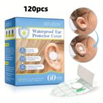 ⁦SEFUDUN Baby Waterproof Ear Stickers for Swimming, Bathing, Washing Hair to Protect Ears from Water Ingress 120 Stickers⁩ - الصورة ⁦5⁩