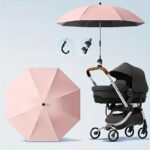 Premium Stroller Umbrella - Waterproof, Sun & Rain Protection, Durable 190T Canopy with 8 Ribs, Manual Open, Outdoor, Sunshade Cover - Image 12