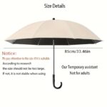Premium Stroller Umbrella - Waterproof, Sun & Rain Protection, Durable 190T Canopy with 8 Ribs, Manual Open, Outdoor, Sunshade Cover - Image 13