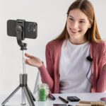 TOKQI Wireless Selfie Stick Tripod with Remote, Battery-Powered, Stainless Steel Extendable Phone Stand, 360° Rotation, Compatible with iPhone 15/14/13 & Android, for Photos, Video Recording, Live Streaming - Image 10