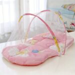⁦Mosquito Net - Foldable, Anti-Fall Design with 100% Polyester Fiber Mesh and Alloy Frame, Easy to Clean and No Assembly Required, Bedding|Whimsical Mosquito Net|Durable Polyester Netting, Bedding⁩ - الصورة ⁦3⁩