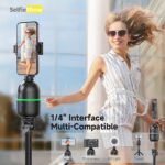 SelfieShow Smart AI Facial Recognition Selfie Stick, Panoramic Follow-Up & Anti-Shake, 360° Rotating Phone Holder, USB Charged, for Apple, Samsung & Smartphones, Ideal for Photography, Video, Travel, Outdoor Use - Image 3