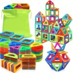 Magnetic Blocks Building Toys for Youngsters,Big Size Magnet STEM Toys Learning Educational Constructor Set Magnet Toys for Youngsters Toys for Youngsters Age 3-6 Birthday Gifts Magnet Gift Random Color