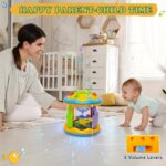 1pc CATNA BUTY Baby Musical Play Gym with Ocean Projector Lights, ABS Material, Interactive Toy for 6-36 Months, Crawling & Tummy Time Development, Suitable for Boys & Girls - Random Color - Image 4