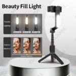 QAML A6 2025 Handheld Gimbal Stabilizer with Selfie Stick Tripod Stand, Wireless Remote, 1-Axis for Smartphone, 400mAh Rechargeable Lithium Polymer Battery, USB Charging, ABS Material, Compatible with iPhone & Android Devices - Image 4