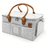 Diaper Organizer Featuring a Lid, a Waterproof Tote Bag with Multiple Compartments for Infants, Perfect for Travel Essentials, And a Great Gift Basket for Newborn Necessities. Happy Valentine'S Day, February 14Th, Sending Love!, Open Storage Bins for Home
