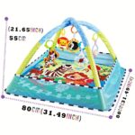Interactive Gym Play Mat for Youngsters - Tummy Time Mat with 5 Detachable Toys, Designed for Sensory and Motor Skill Development, Ideal Gift for 0-36 Months, Boys and Girls, Polyester Material, Sensory Development | Playful Design | Durable Construction, - Image 3