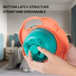 ⁦360-Degree Rotating Bowl - Spill-Proof, Anti-Scald Feeding Dish with Lid & Handles - Perfect for Youngsters & Youngsters - Ideal Christmas or Halloween Gift⁩ - الصورة ⁦7⁩