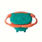 ⁦360-Degree Rotating Bowl - Spill-Proof, Anti-Scald Feeding Dish with Lid & Handles - Perfect for Youngsters & Youngsters - Ideal Christmas or Halloween Gift⁩ - الصورة ⁦6⁩