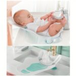 PanLynner Baby Bath Seat - Washer-Safe Latex Sink Bath Cushion for Newborns to Toddlers, Non-Slip Support for Tub and Sink Use, Mixed Color