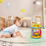 1pc CATNA BUTY Baby Musical Play Gym with Ocean Projector Lights, ABS Material, Interactive Toy for 6-36 Months, Crawling & Tummy Time Development, Suitable for Boys & Girls - Random Color - Image 6