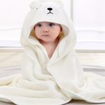 Super Absorbent Microfiber Baby Bathrobe - Adorable Elephant Hooded Towel with Matching Hat, Soft & Cozy for Boys and Girls 0-2 Years, Cartoon Design, Machine Washable, Baby Bath Accessories - Image 11