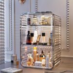 Luxury Multi-layer Cosmetic Storage Box - Spacious Desktop Storage Cabinet for Skincare, Perfume and Cosmetics - Image 2