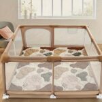 Play Mat For Floor, 50 x 50 Play Mat For Playpen, Thicken Soft Padding Foam Playmat For And Toddlers, Foldable And Machine Washable Crawling Mat, Boho Design - Image 5