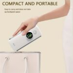 ⁦Wireless Portable Bottle Warmer for Travel - Rechargeable 6000mAh, LCD Display, USB Charging, Easy On-The-Go Heating Solution, Constant Temperature, Perfect for On-the-Go Parents⁩ - الصورة ⁦4⁩