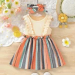2025 Summer New Children’s Soft and Comfortable Dress for Girls, Baby Fashion Casual Dress - Image 7