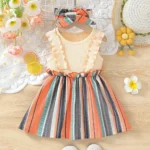2025 Summer New Children’s Soft and Comfortable Dress for Girls, Baby Fashion Casual Dress
