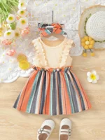 2025 Summer New Children’s Soft and Comfortable Dress for Girls, Baby Fashion Casual Dress