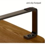 ⁦Adjustable Monitor Stand with Keyboard Storage - Ergonomic Wooden Desk Mount for iMac, PC, Printer, TV, Screen, and Laptop - 2 Adjustable Heights for Optimal Comfort and Productivity, Monitor Rise⁩ - الصورة ⁦6⁩