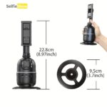 SelfieShow Smart AI Facial Recognition Selfie Stick, Panoramic Follow-Up & Anti-Shake, 360° Rotating Phone Holder, USB Charged, for Apple, Samsung & Smartphones, Ideal for Photography, Video, Travel, Outdoor Use - Image 4