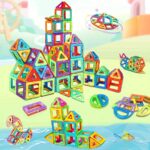 ⁦Magnetic Blocks Building Toys for Youngsters,Big Size Magnet STEM Toys Learning Educational Constructor Set Magnet Toys for Youngsters Toys for Youngsters Age 3-6 Birthday Gifts Magnet Gift Random Color⁩ - الصورة ⁦2⁩
