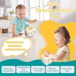 EDUVANKU 6-in-1 Busy Cube Toy for Youngsters & Youngsters - Enhances Fine Motor Skills & Early Learning, White with Yellow Accents, Made in China, Youngsters Toys - Image 10