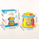 1pc CATNA BUTY Baby Musical Play Gym with Ocean Projector Lights, ABS Material, Interactive Toy for 6-36 Months, Crawling & Tummy Time Development, Suitable for Boys & Girls - Random Color