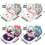 Musical Baby Gym Play Mat with Piano, Activity Center Tummy Time Floor Mat for Newborns and Infants, Multi-Color, Interactive Hanging Toys, Early Development Lights & Sounds, Assembly Required, Polyester Fiber, Ideal Gift for Holidays - Image 3
