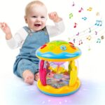 1pc CATNA BUTY Baby Musical Play Gym with Ocean Projector Lights, ABS Material, Interactive Toy for 6-36 Months, Crawling & Tummy Time Development, Suitable for Boys & Girls - Random Color - Image 2