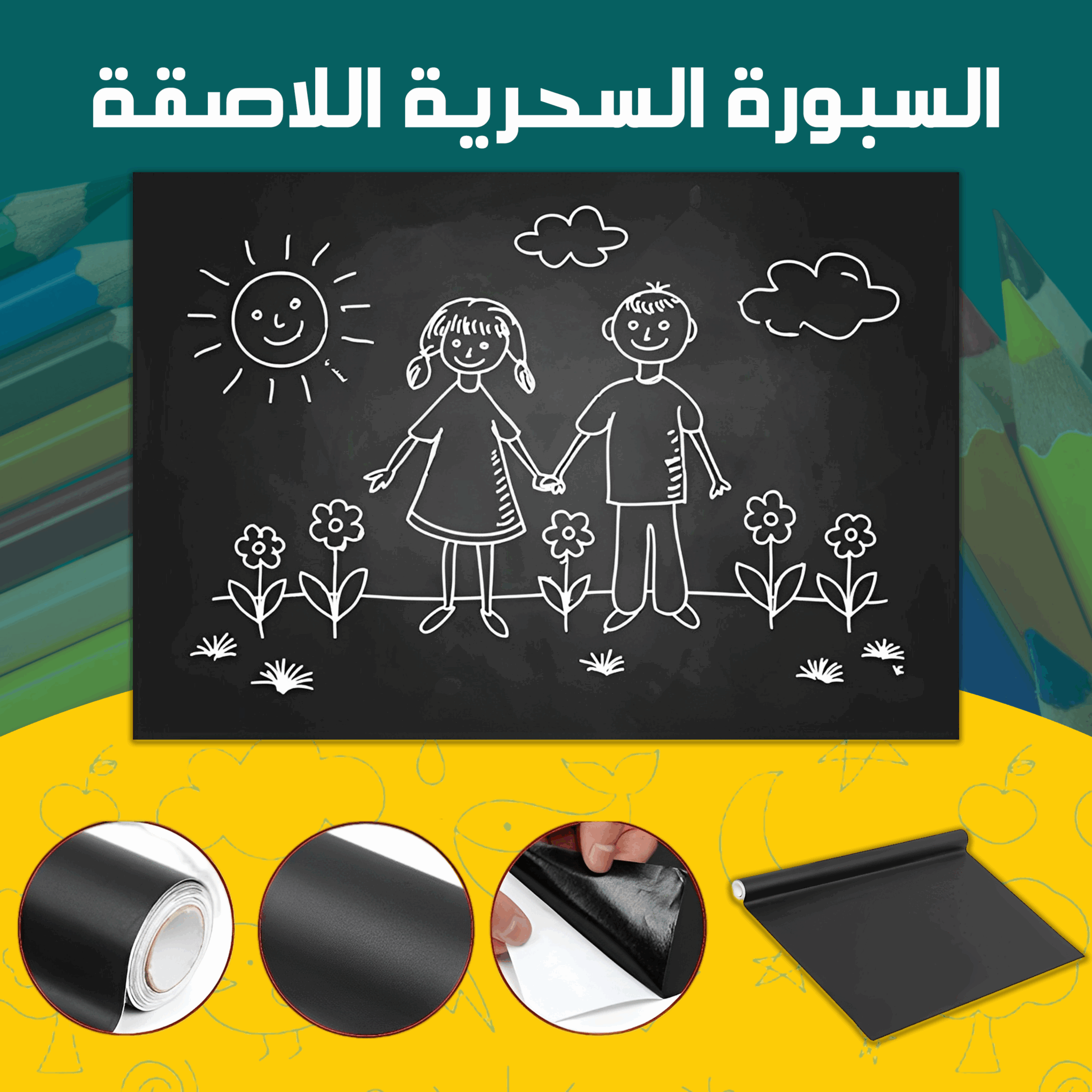 524192df-13e9-4295-bfe8-f2d42dc51313.png السبورة السحرية اللاصقة - Image 1